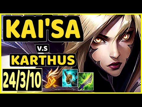 JUZINHO (KAI'SA) vs KARTHUS - 24/3/10 KDA BOTTOM ADC CHALLENGER GAMEPLAY - BR