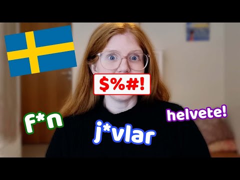 Swedish swear words and Swedish insults (fula ord!)
