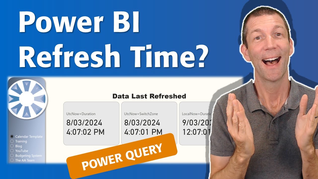 Display Last Power BI Report Refresh Date with UtcNow