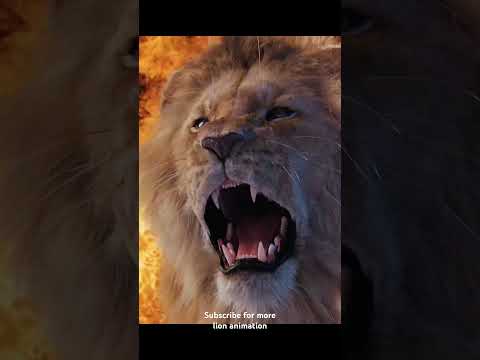 Lion roar #lion #3danimation #blender #movies