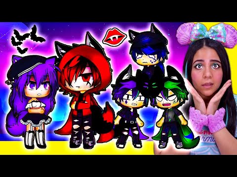 🧛 Living with VAMPIRE BROTHERS?! 🧛 Gacha Life Mini Movie Love Story Reaction