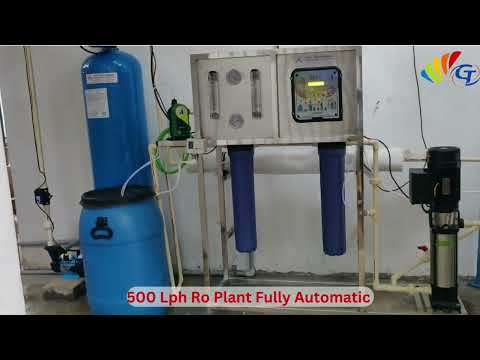 Commercial ro system 500 lph, frp