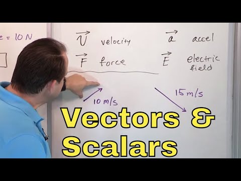 12 - What are Vectors and Scalars?