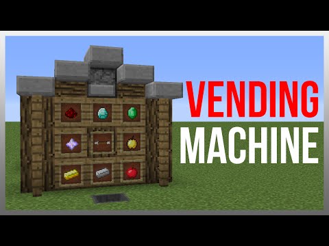 Minecraft 1.12: Redstone Tutorial - Vending Machine V2 (60fps)