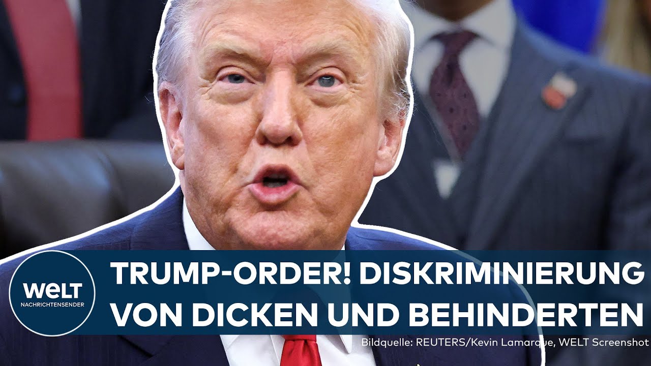 USA: Neue Order von Donald Trump! Präsident diskriminiert dicke und chronisch kranke Menschen