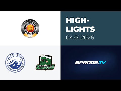04.01.2026 - Highlights - SC Riessersee vs. Erding Gladiators