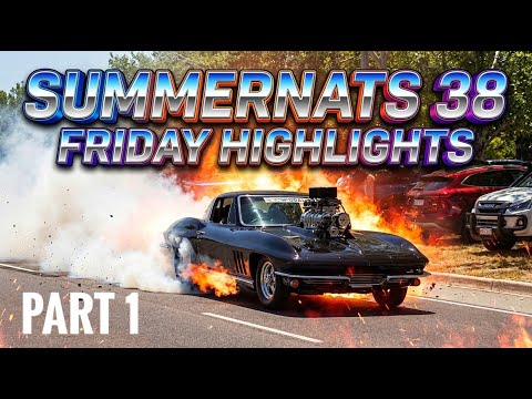 2026 Summernats 38 Friday Part 1 | Tuff St, Burnouts & General khaos!