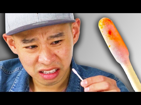 People Remove Ear Wax With Sticky Cotton Swabs