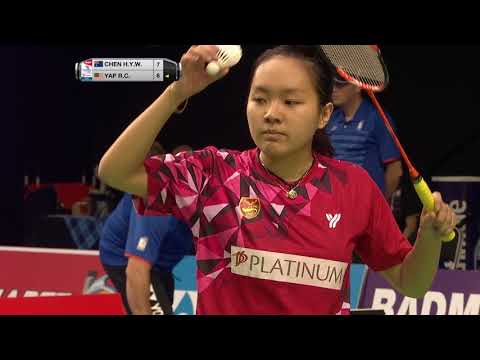 [1080I] Wendy Chen Hsuan-Yu vs Yap Rui Chen - 2017 World Championship Women's Single