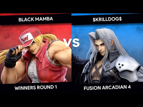Fusion Arcadian #4 - Black Mamba (Terry) vs $Krilldog$ (Sephiroth) - Winners Round 1