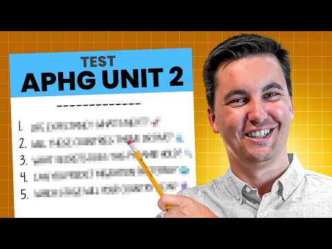Want to Your Ace APHG Unit 2 Test? Watch This