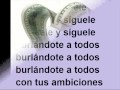 Intocable - Siguele (Letra)