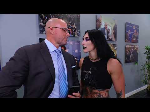 Adam Pearce makes a match of Rhea Ripley and Raquel official in a street fight | Raw June 23, 2025