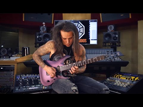 ESP Guitars: LTD Deluxe H-1001 Violet Andromeda Satin Demo by Bill Hudson