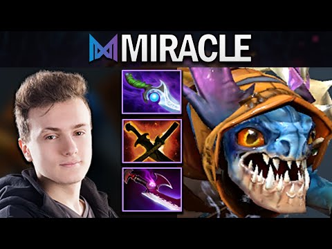 NIGMA.MIRACLE SLARK WITH 18 KILLS - DOTA 2 7.27 GAMEPLAY