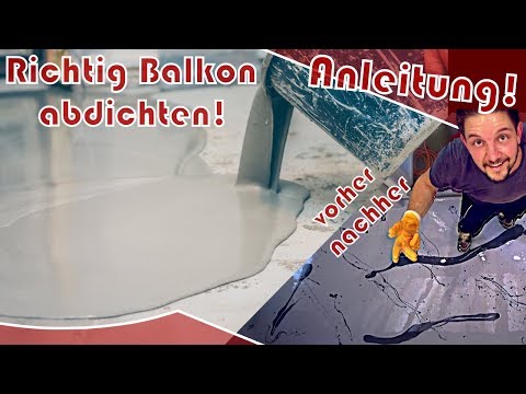 ⭐ Balkon abdichten  │ ANLEITUNG ⭐ Epoxidharzboden einfach selber machen!!!