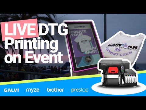 Personalized Fan and Finisher Shirts at Ironman World Championship in Nice with Myze Creator Station