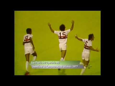 São Paulo 3x0 Operário MS (26/02/1978) - Semifinal Brasileiro 1977