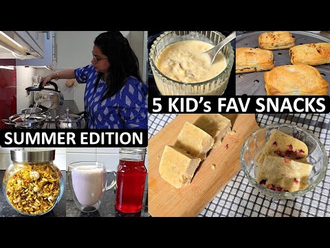 Summer Special - 5 Healthy Easy Snacks Recipes To Try This Summer | After School Snacks Recipe