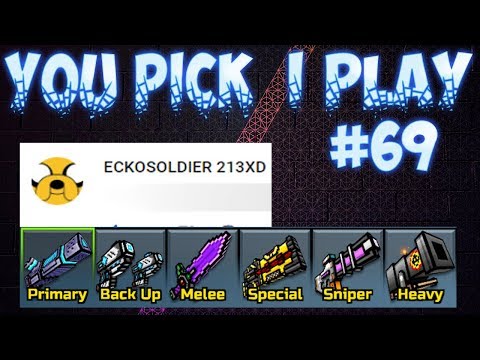 You Pick,I Play! #69 - Pixel Gun 3D (ECKOSOLDIER 213XD)