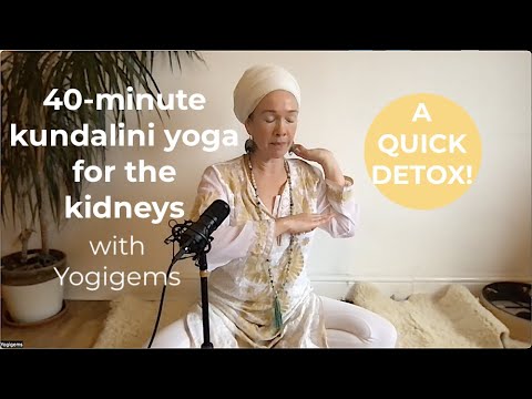 40 minute kundalini yoga for the kidneys | A QUICK DETOX | Yogigems