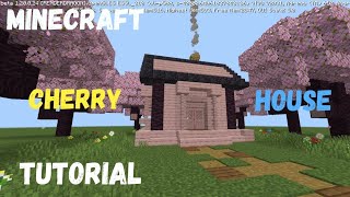 Minecraft: How To Build A Cherry House in Minecraft 1.20 ⚒️