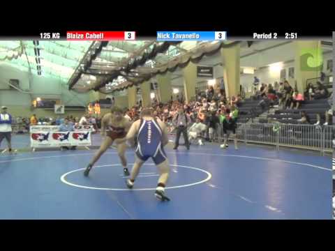125 KG Blaize Cabell vs Nick Tavanello