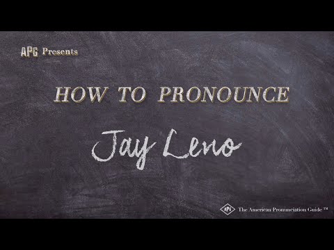 How to Pronounce Jay Leno (Real Life Examples!)