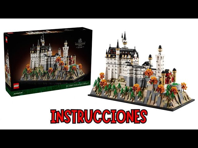 Vídeo relacionado con LEGO Architecture Castillo de Neuschwanstein - Maqueta DIY para Adultos Coleccionistas con Torres, Patios e Interior Detallado - Regalo de Monumento para Hombres y Mujeres - Decoración del Hogar 21063