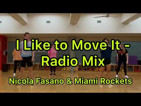 I Like to Move It - Radio Mix | Nicola Fasano & Miami Rockets | Dance Fitness with Danielle