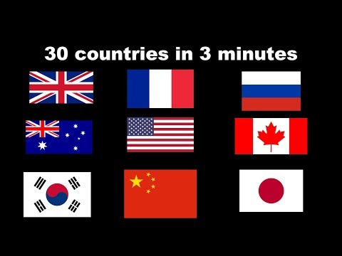 30 countries described in 1 sentence