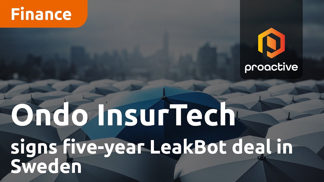 Ondo InsurTech signs "very material" five-year LeakBot deal in Sweden