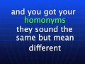 Synonyms, Antonyms & Homonyms Song By Charles H. Johnson www.edusoul.net.flv