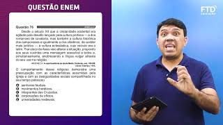 FTD Resolve – Enem 2021 | Ciências Humanas – Questão 076 (prova azul)