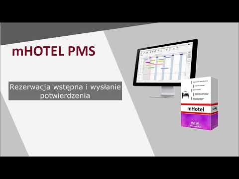 Program hotelowy mHotel - rezerwacja wstępna