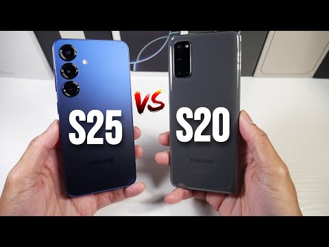 Samsung Galaxy S25 VS Samsung Galaxy S20! 2020 Flagship VS 2025 Flagship! How Far Have We Come?