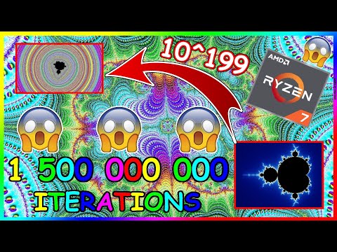 [Legendary zoom] Super Hard Mandelbrot zoom to 10E+199 : 1,500,000,000 iterations !!