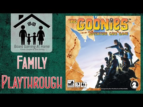 BoardGamingAtHome Family Playthrough of The Goonies Adventure Card Game