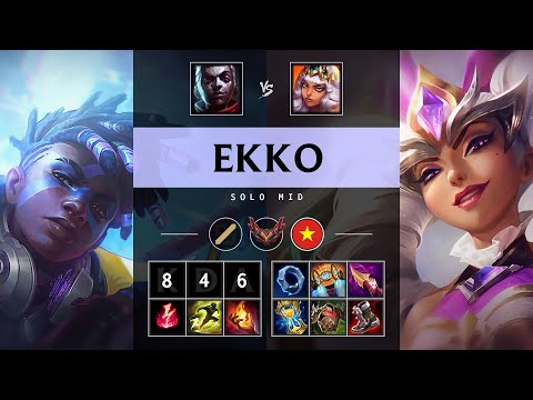 Ekko Mid vs Qiyana - VN Grandmaster Patch 25.13
