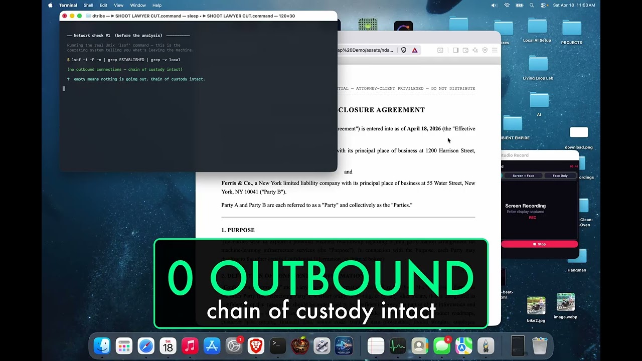 AirGap AI — Wi-Fi OFF NDA Demo