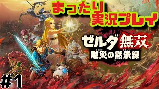 #1【ゼルダ無双】ゼルダ無双 厄災の黙示録をまったり実況プレイ【switch】