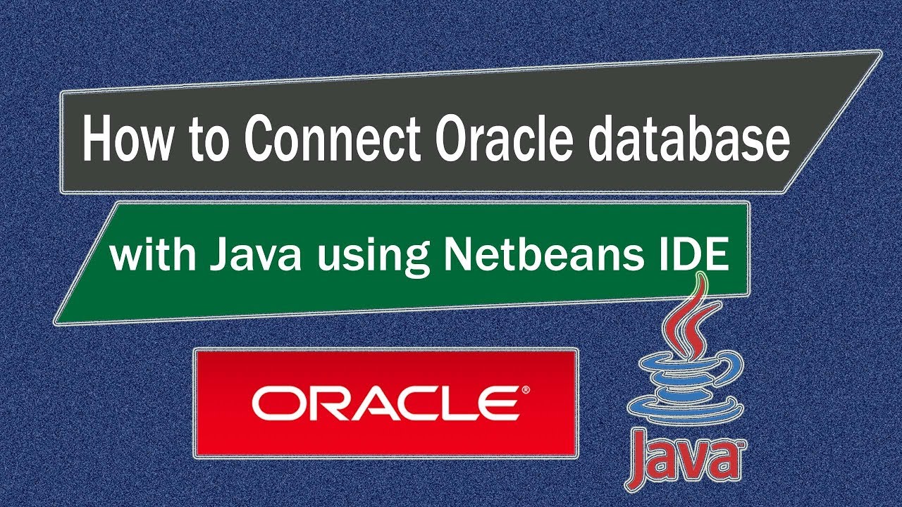 Oracle APEX - How to Connect Oracle database with Java using Net beans IDE