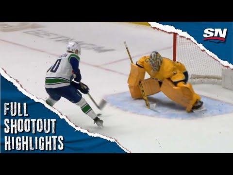 Vancouver Canucks at Nashville Predators | FULL Shootout Highlights - February 21, 2023