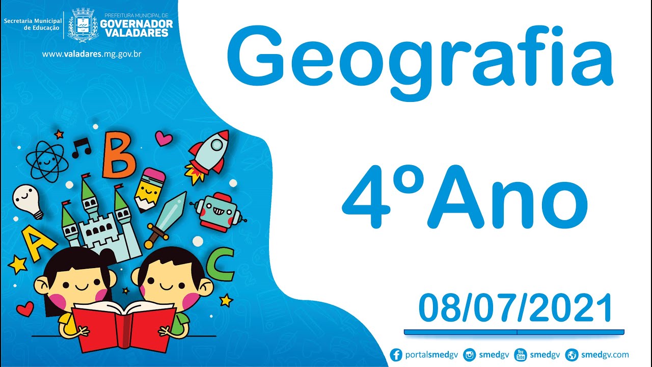 Limites, Divisas e Fronteiras  4º Ano - 08/07/2021