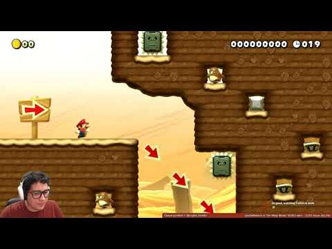 Desert Run 20 second speedrun! - Super Mario Maker 2