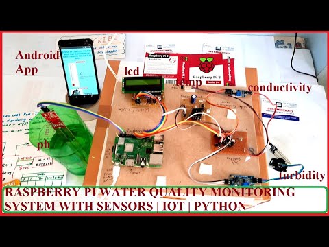 RASPBERRY PI WATER QUALITY MONITORING SYSTEM WITH SENSORS | IOT | PYTHON
