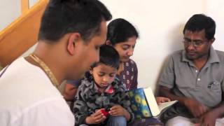 Distributing Srimad Bhagavatam Sets, ISKCON of Silicon Valley ISV