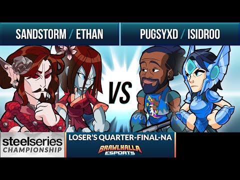 Sandstorm & Ethan vs Pugsyxd & Isidroo - Loser's Quarter-Final - Steelseries Championship - 2v2 NA