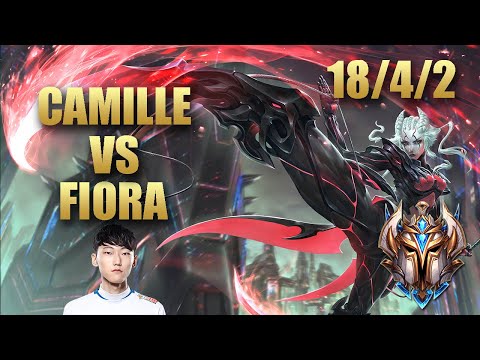 DWG Nuguri Camille Top Vs Fiora - EUChallenger Patch 9.21