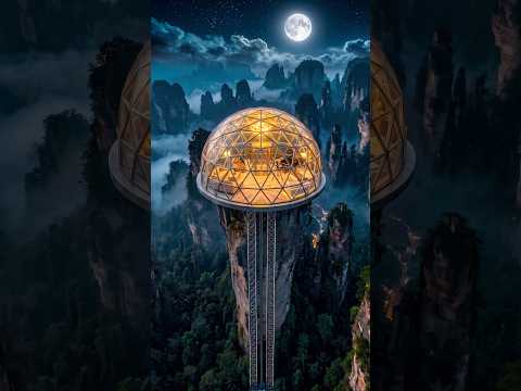 I Built a Glass Bunker 400 Feet Up a Cliff Spire 🏔️🪨✨